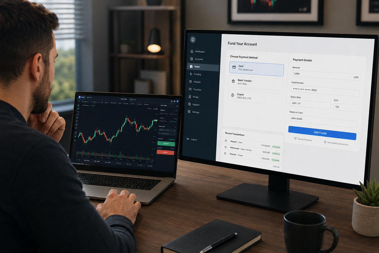How to Put Money Into TradeLocker?